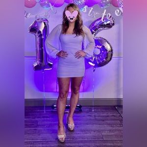 Lavendar Short Party Dress